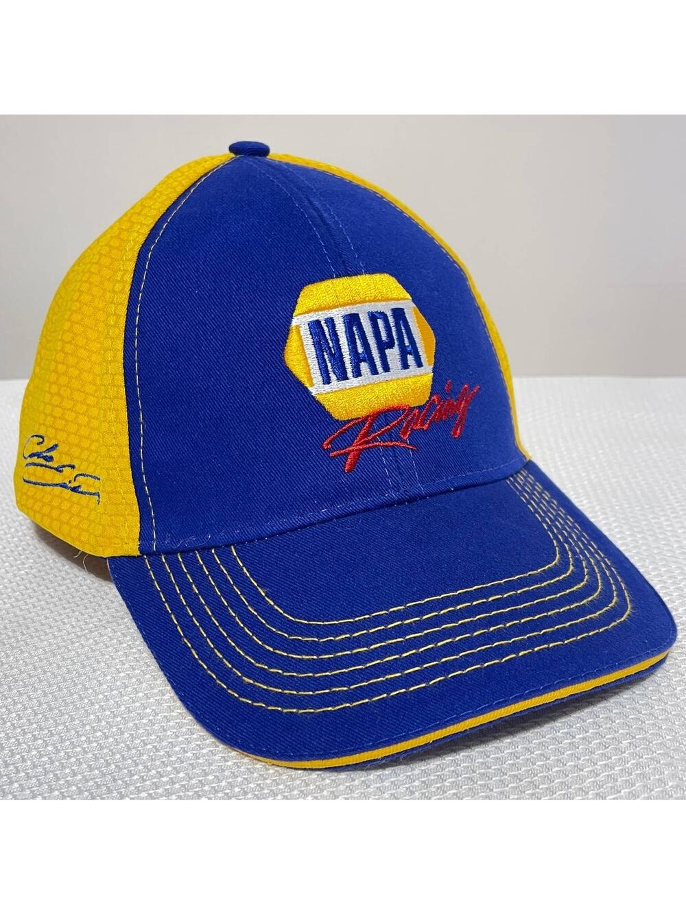 NAPA NASCAR Racing Hat Chase Elliott #9 Blue Yellow Adjustable Baseball Cap